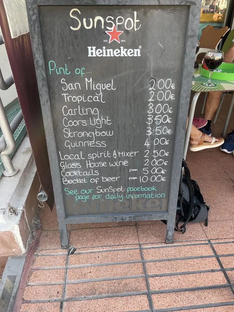 Menu_Sun Spot Bar_Puerto Rico_image_1