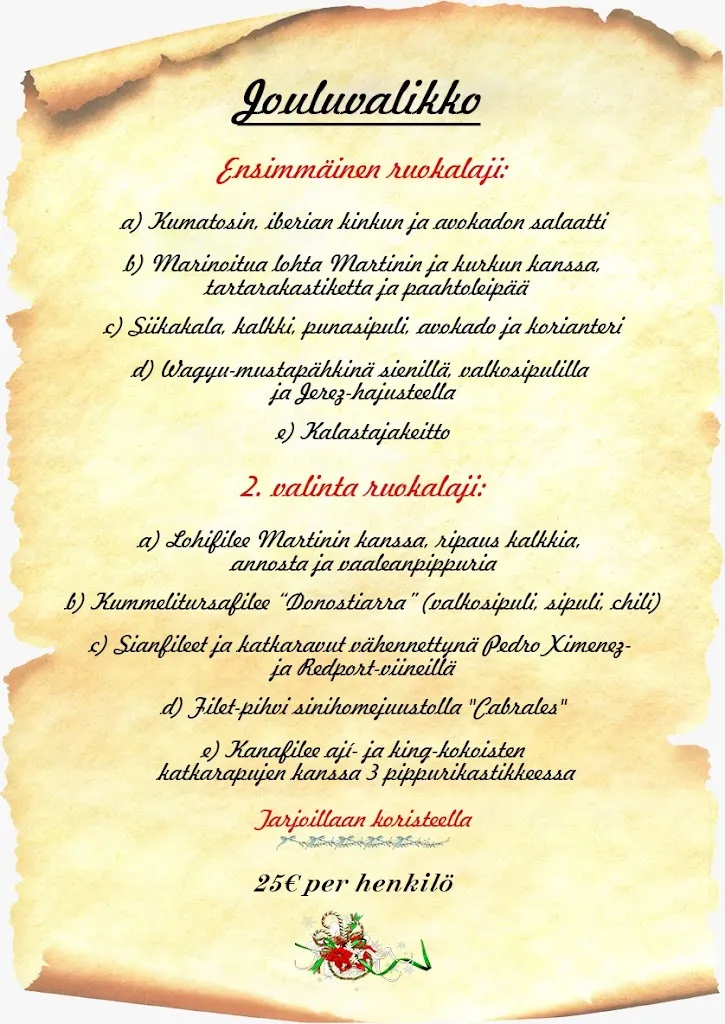 Menu_Restaurante Don Quijote_Puerto Rico_image_1