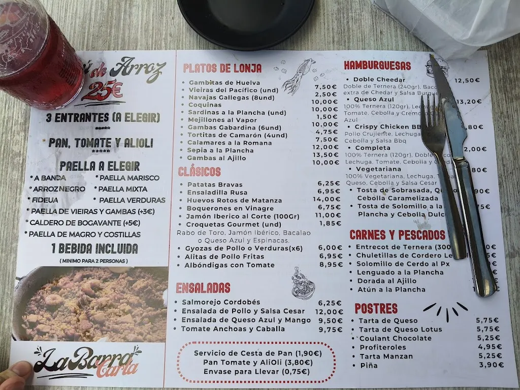 Menu_La Barra - Arroces, Tapas y Raciones_Finestrat_image_2