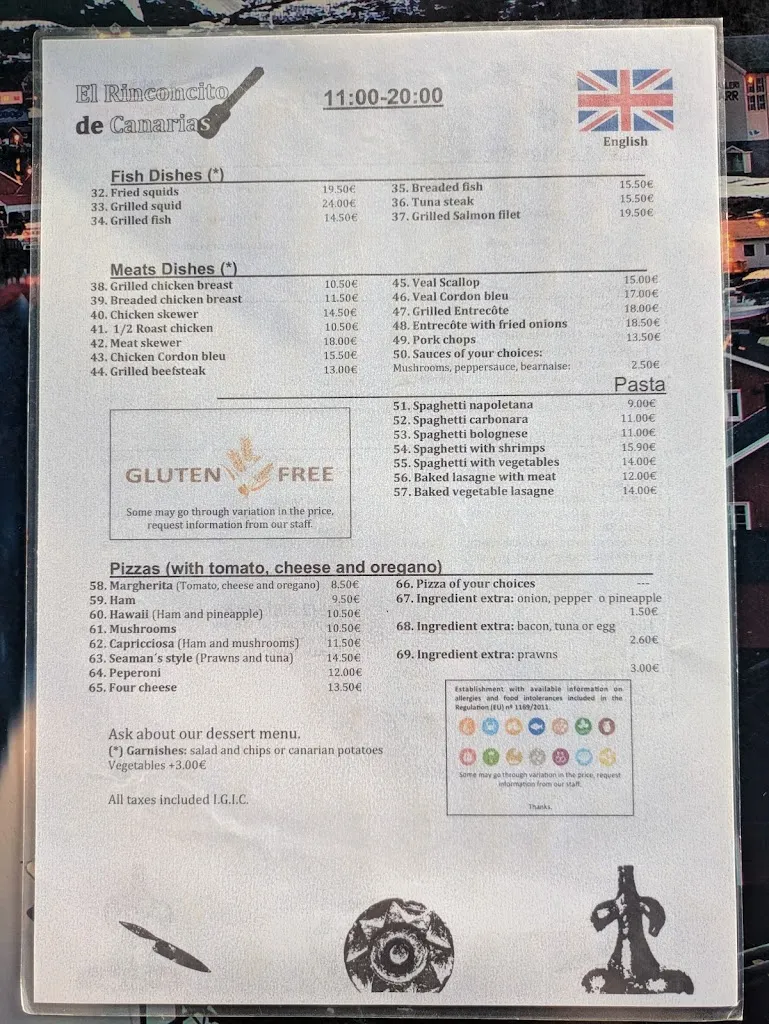 Menu_Restaurante El Rinconcito de Canarias_Puerto Rico_image_2