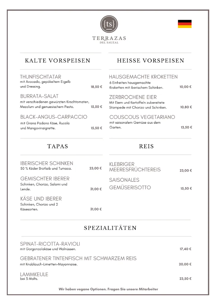 Menu_Terrazas del Sauzal_Sauzal_immagine_2