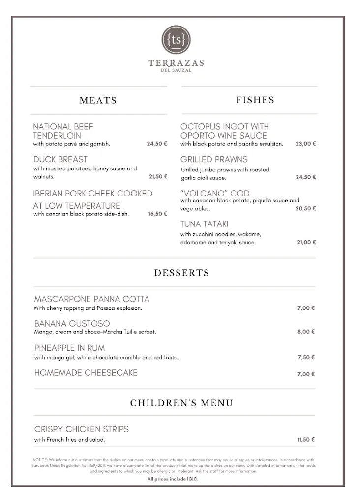 Menu_Terrazas del Sauzal_Sauzal_immagine_4