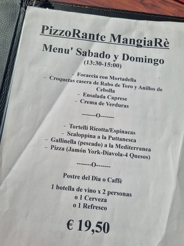Menu_Pizzorante MangiaRè_Finestrat_image_2