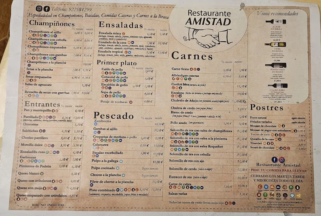 Menu_Restaurante Amistad_Sauzal_image_1