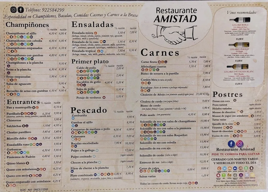 Menu_Restaurante Amistad_Sauzal_image_2