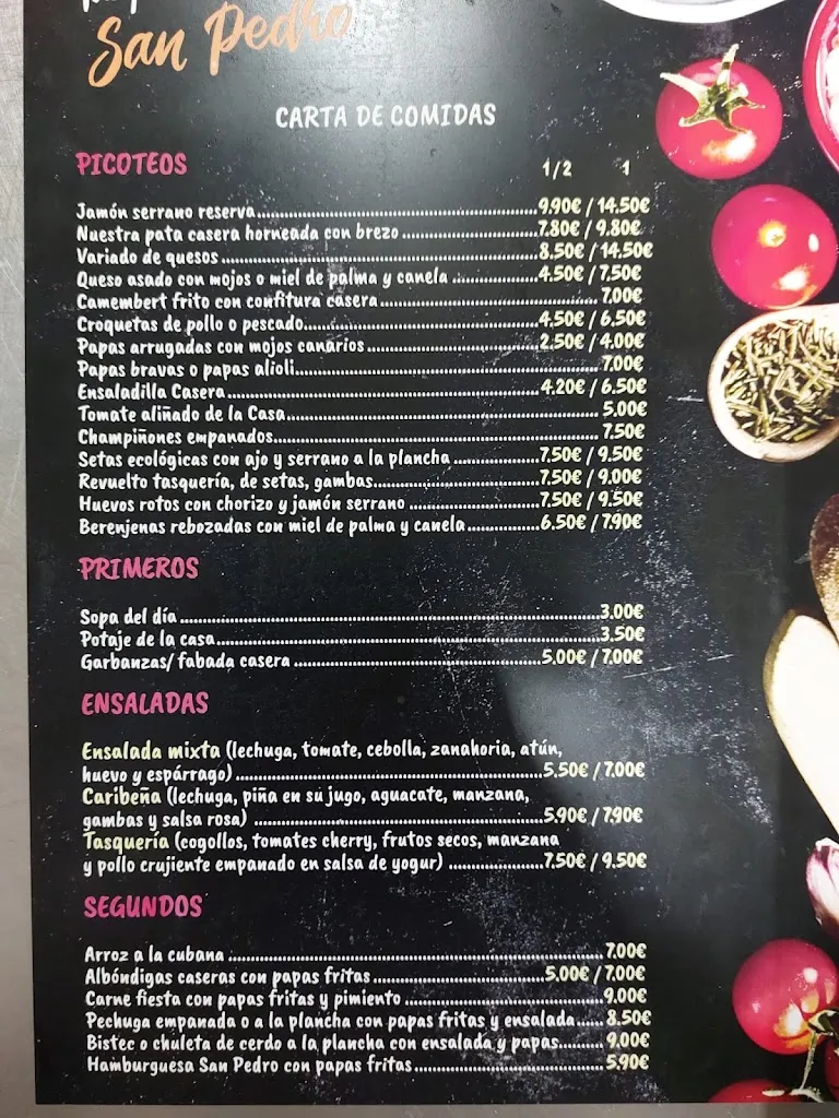 Menu_Tasqueria San Pedro_Sauzal_image_2
