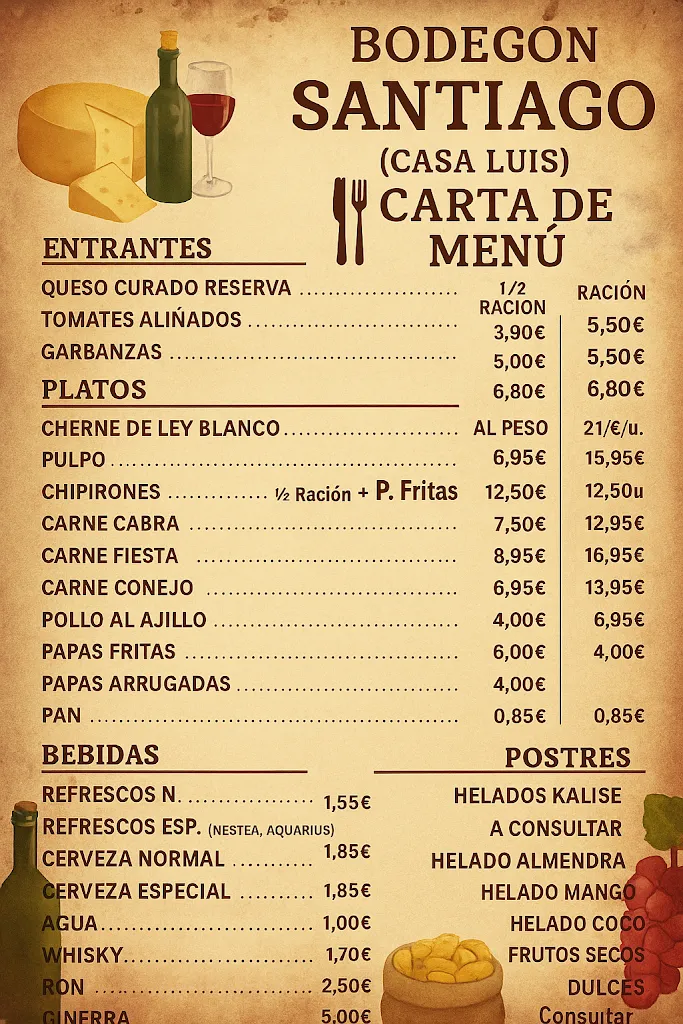 Menu_Bodegón Santiago _Sauzal_image_1