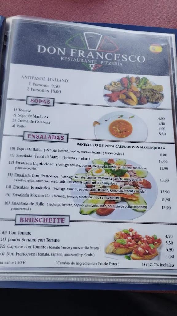 Menu_PIZZERIA DON FRANCESCO_Sauzal_image_4