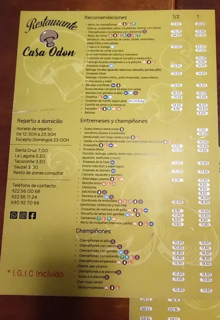 Menu_Casa Odón_Sauzal_image_2