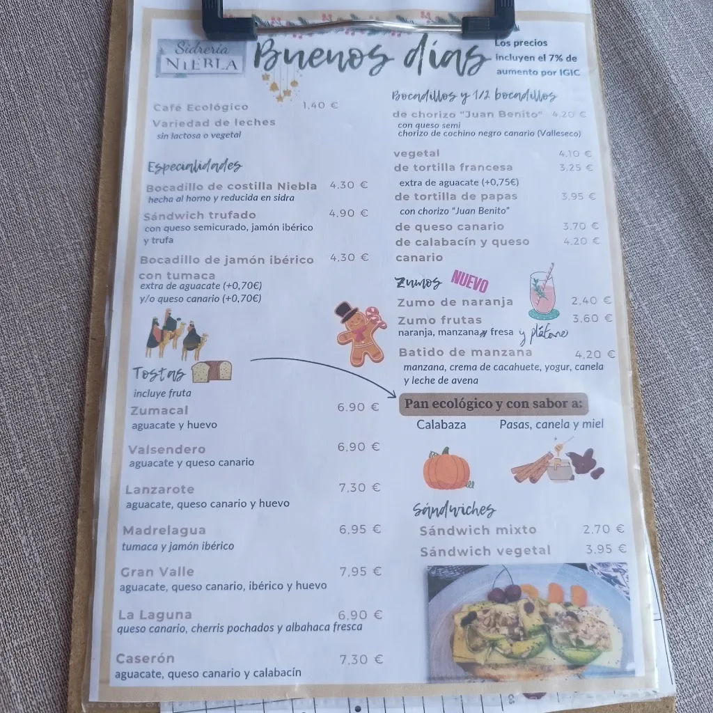 Menu_Sidrería Niebla_Valleseco_immagine_2