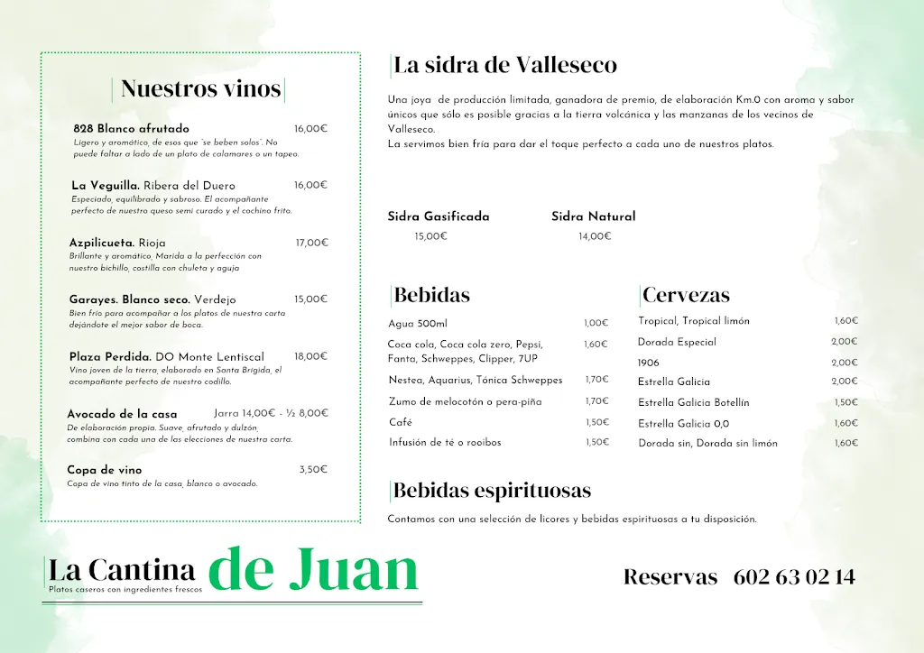 Menu_La Cantina de Juan - AAVV Valsendero_Valleseco_image_2
