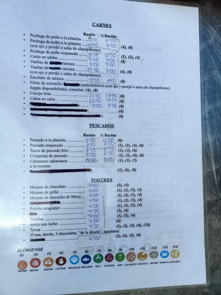 Menu_Bar Restaurante Los Rubios_Valleseco_image_2