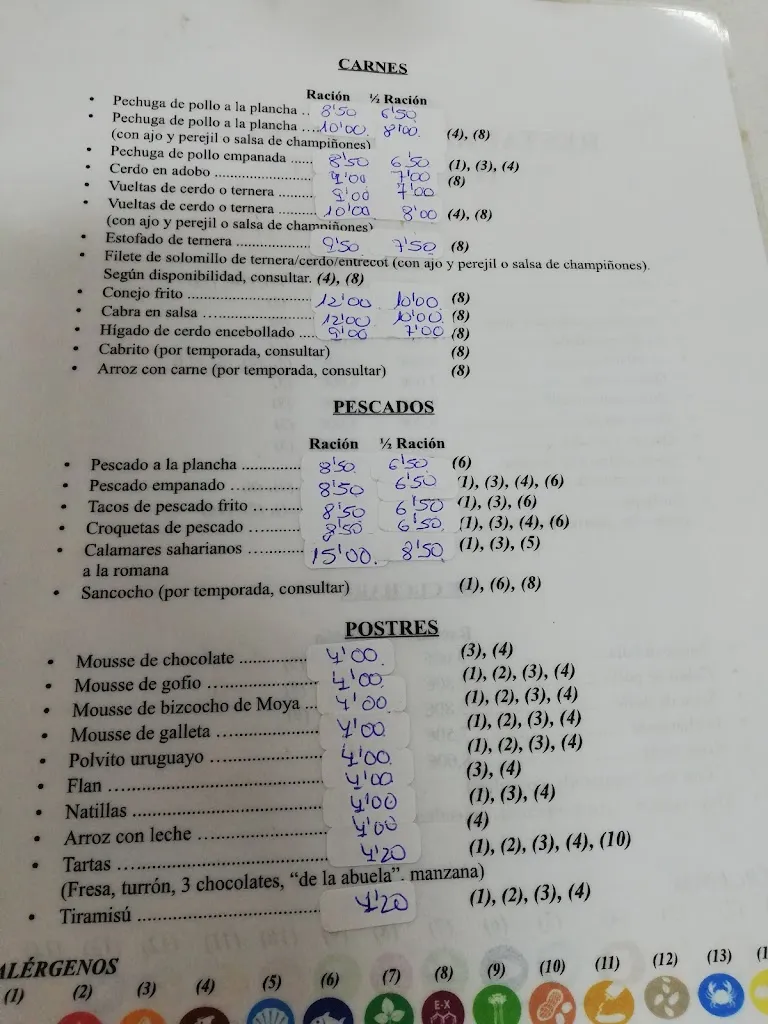 Menu_Bar Restaurante Los Rubios_Valleseco_image_4