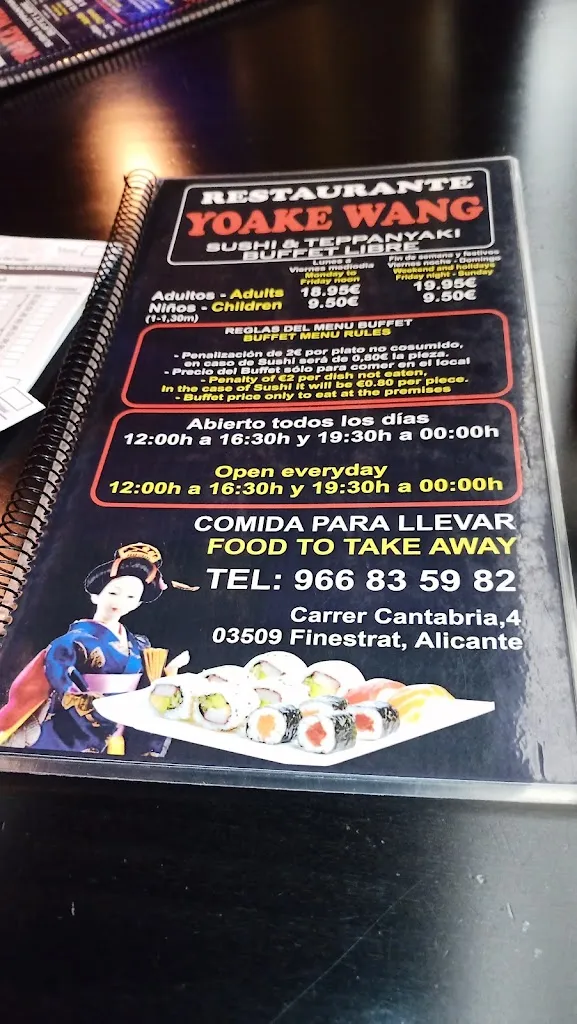 Menu_Restaurante Yoake Wang Finestrat_Finestrat_image_4