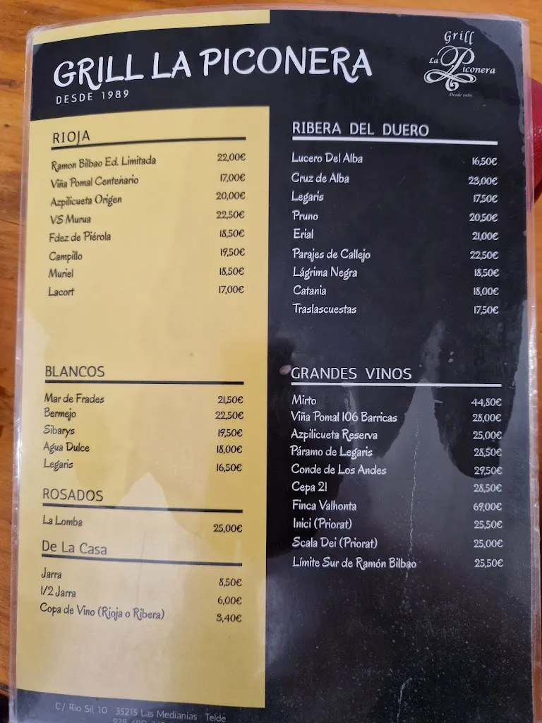 Menu_Restaurante Grill La Piconera_Telde_image_4