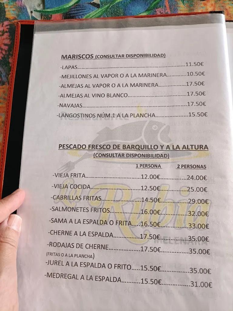 Menu_La Rubia_Telde_image_4