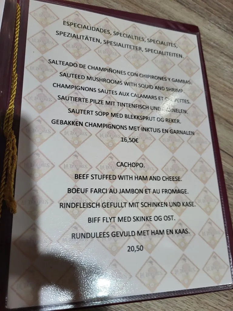 Menu_Taperia la dolores_Telde_image_1