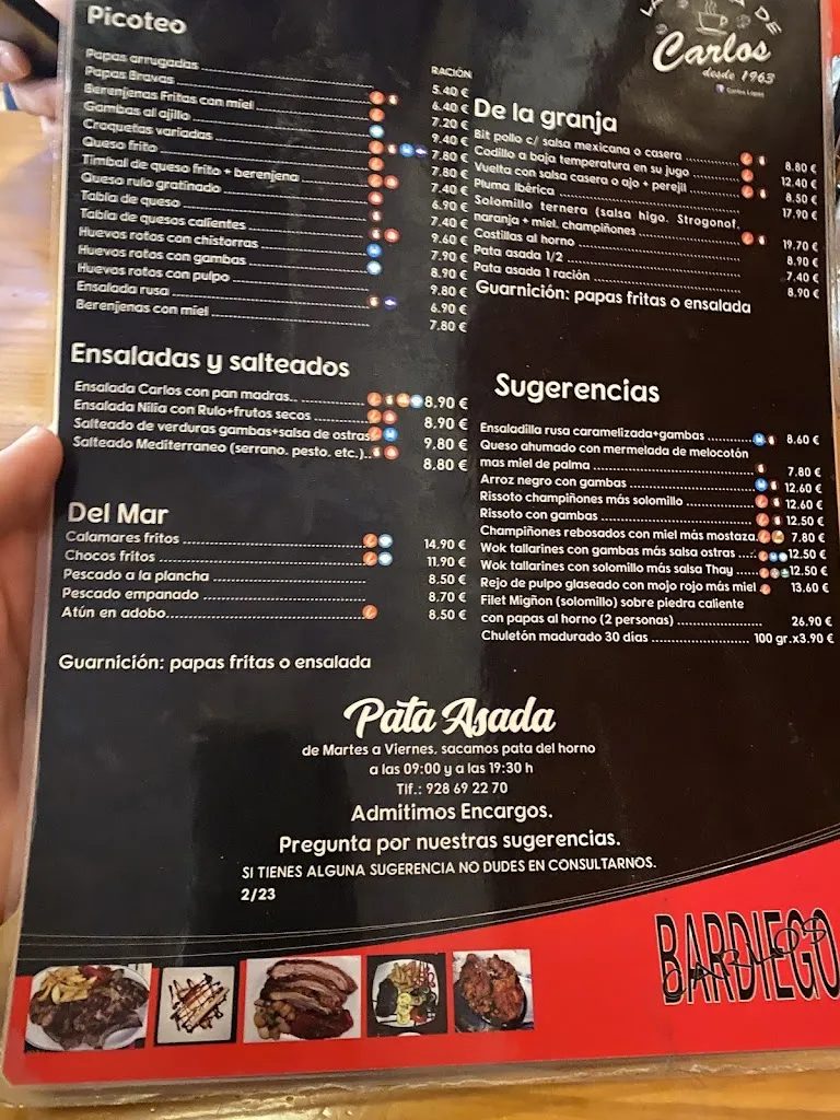 Menu_La Oficina de Carlos Bar Diego_Telde_image_4