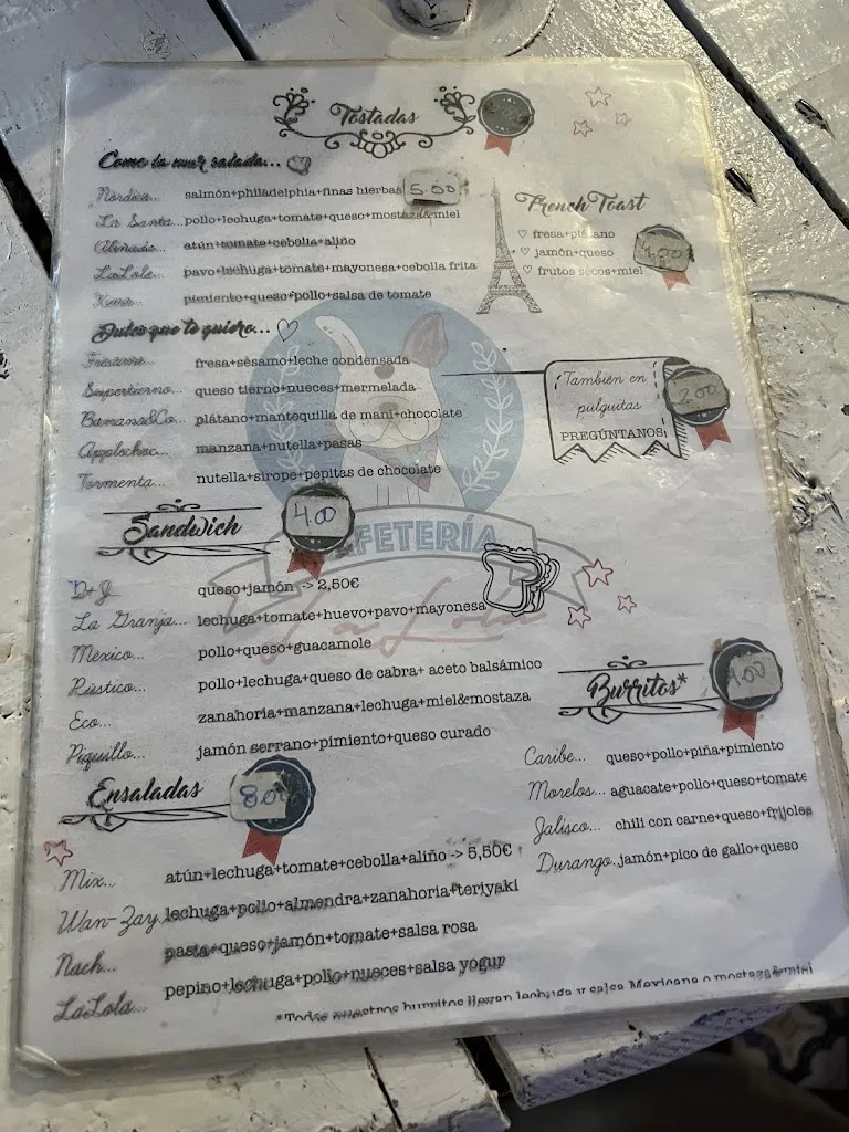 Menu_Cafeteria La Lola_Telde_image_3