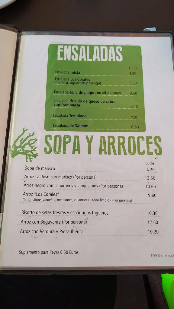 Menu_Restaurante Los Corales_Telde_image_3