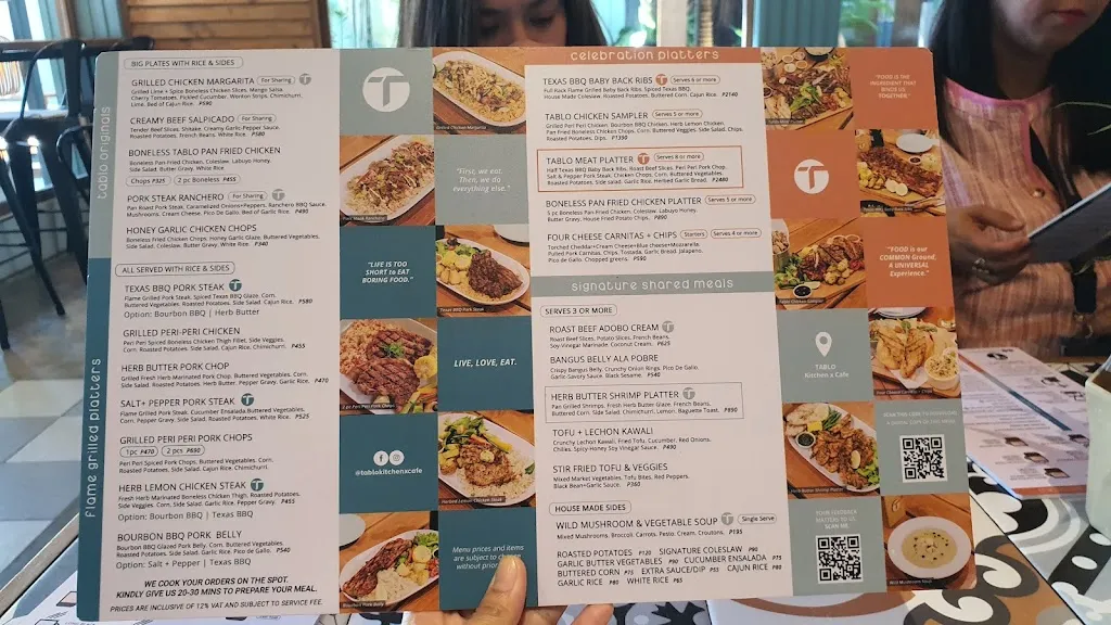 Menu_Tablo Kitchen x Cafe South | Las Piñas_Almanza_image_1