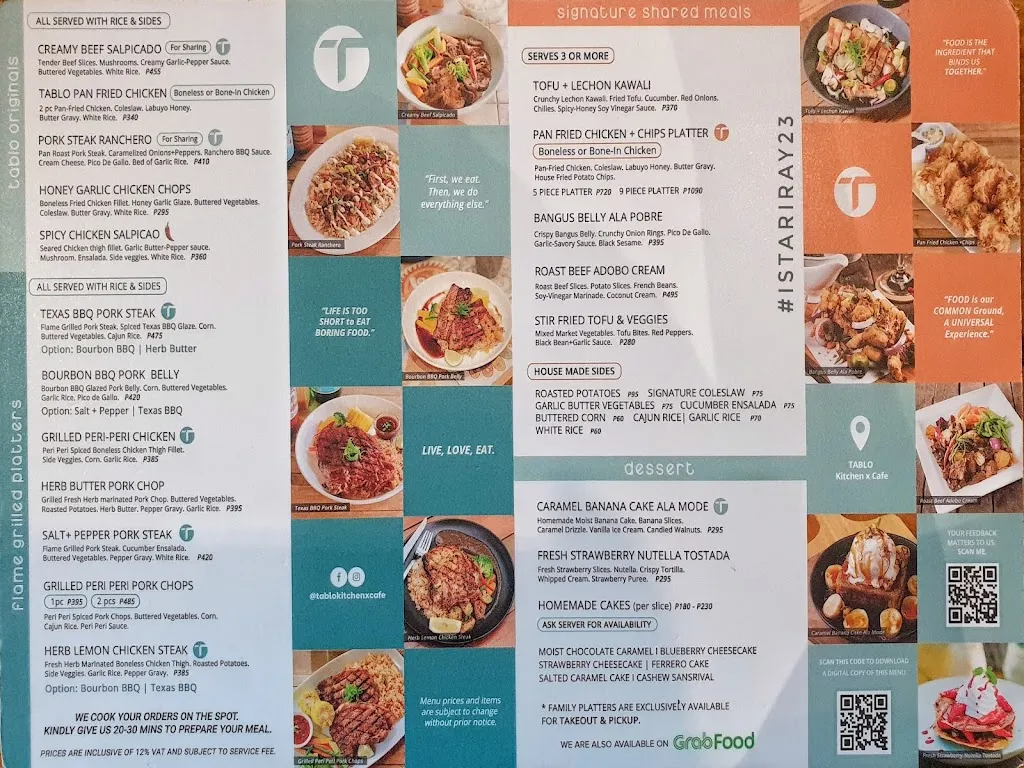 Menu_Tablo Kitchen x Cafe South | Las Piñas_Almanza_image_3