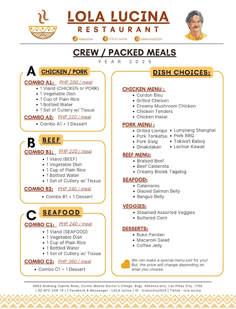 Menu_LOLA LUCINA RESTAURANT_Almanza_image_4