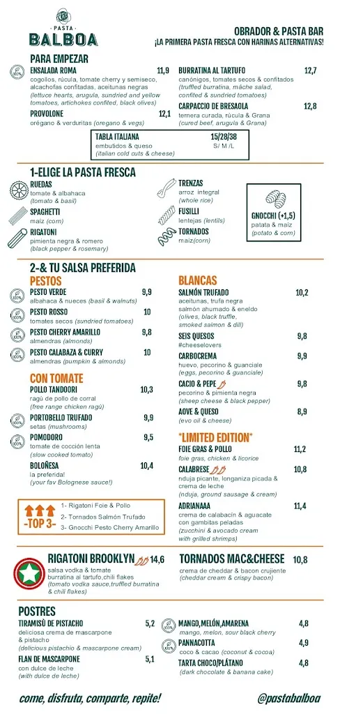 Menu_Pasta Balboa_Balboa_image_1