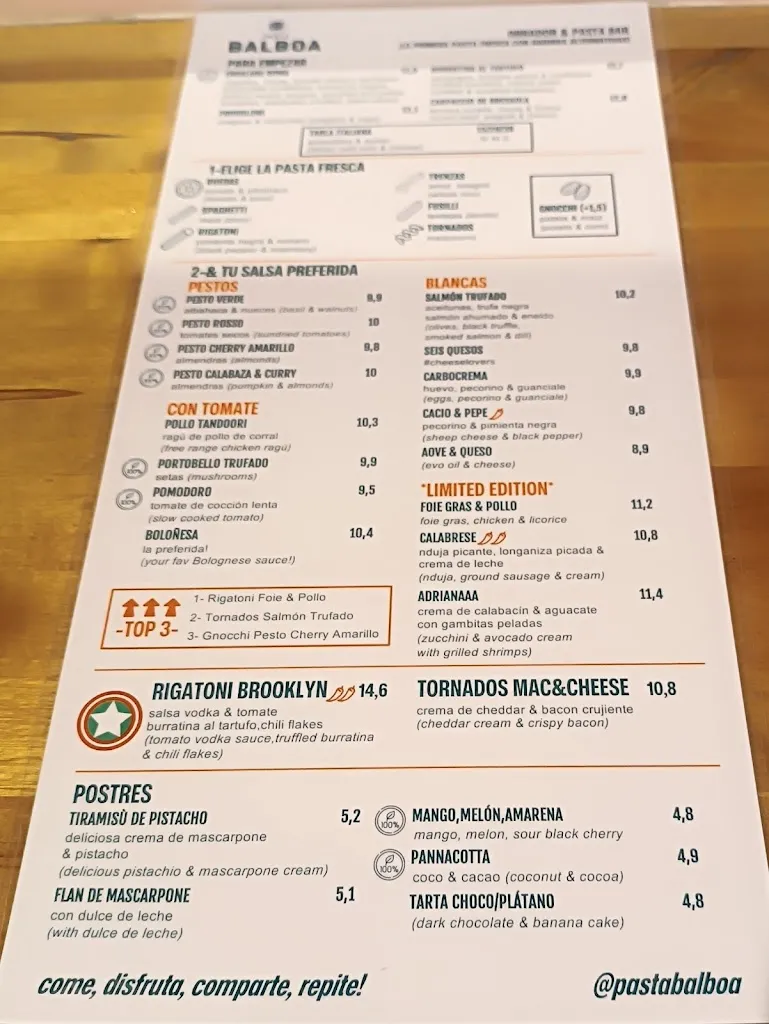 Menu_Pasta Balboa_Balboa_image_4