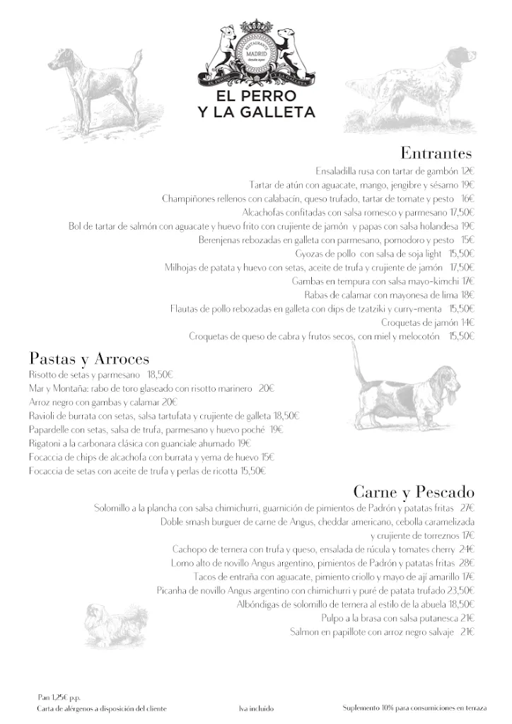 Menu_El Perro y la Galleta - Restaurante en Juan Bravo_Balboa_image_1