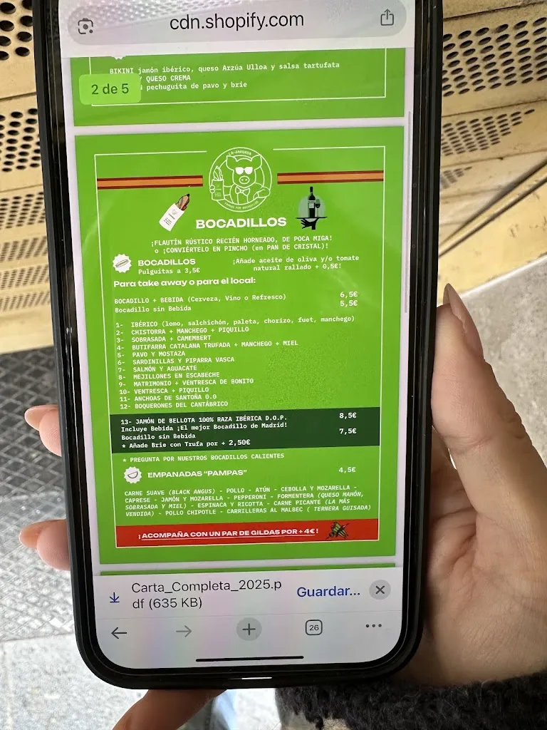 Menu_La Zahurda_Balboa_immagine_4