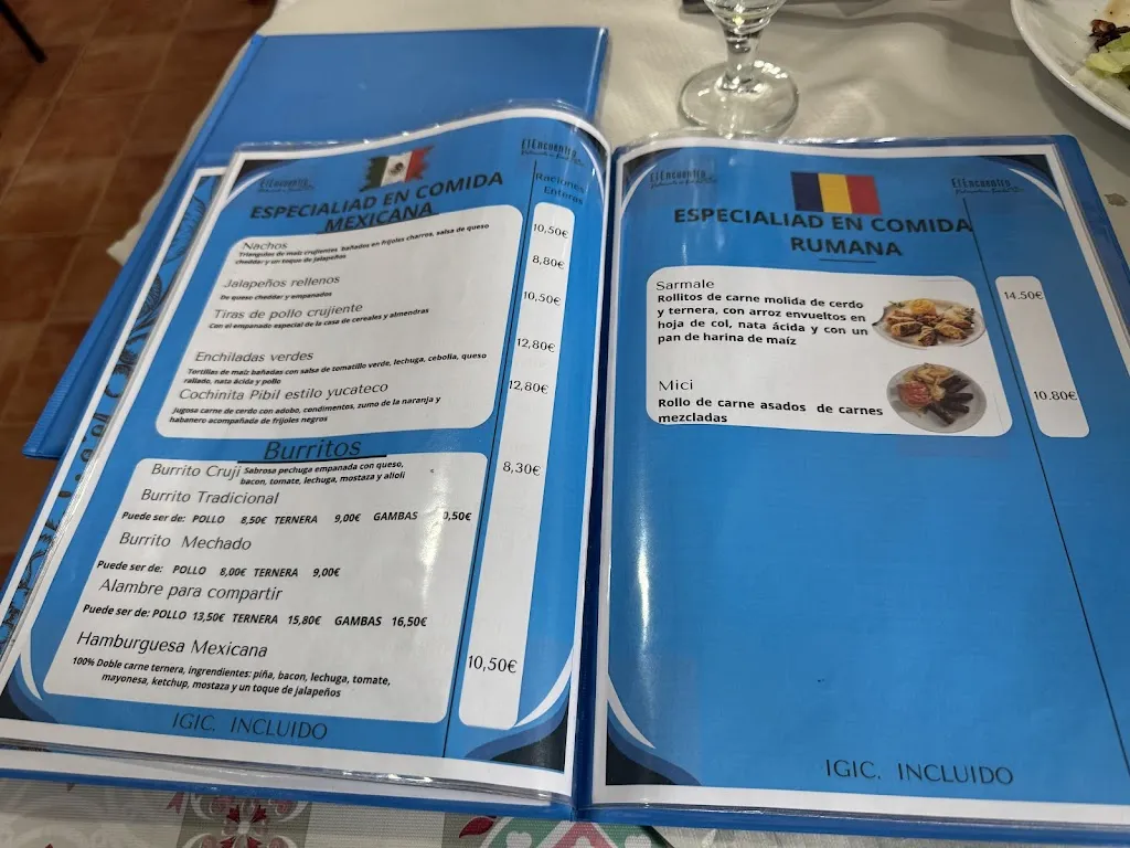 Menu_El Encuentro Family_Vega de San Mateo_image_1