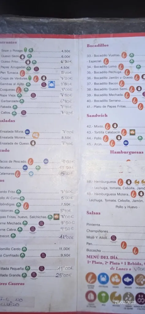 Menu_Restaurante Grill La Motera_Vega de San Mateo_image_4