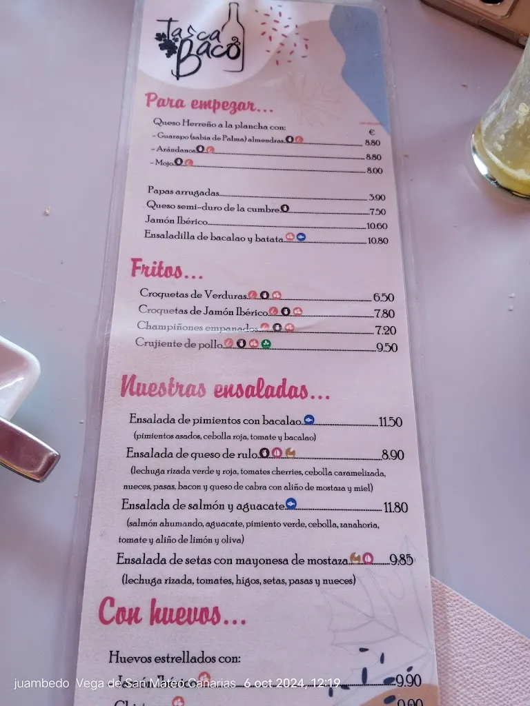 Menu_Tasca Baco_Vega de San Mateo_image_2