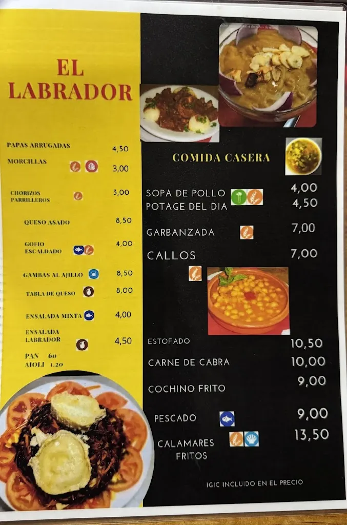 Menu_Restaurante Asador Grill El Labrador_Vega de San Mateo_image_2