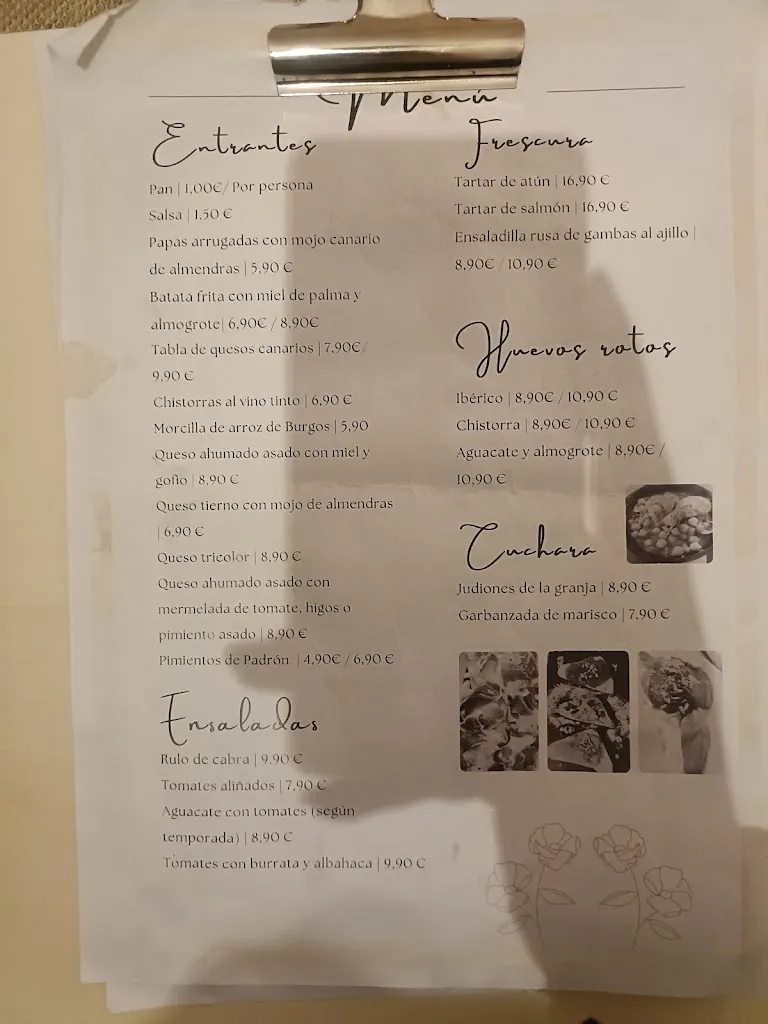 Menu_El Rincón Del Heredero_Vega de San Mateo_image_2