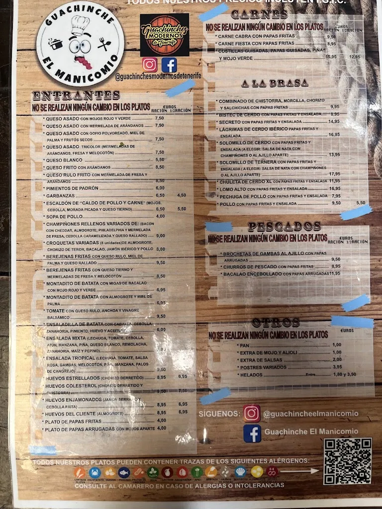 Menu_El Manicomio_Vega de San Mateo_immagine_3