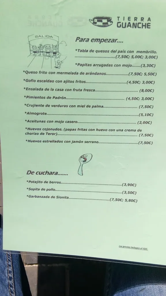 Menu_Restaurante Hermanos Moreno_Vega de San Mateo_immagine_2