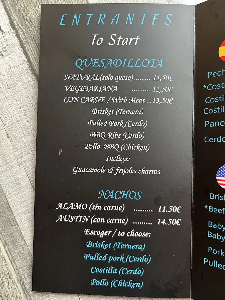 Menu_Restaurante Smokehouse La Frontera_Vega de San Mateo_image_4