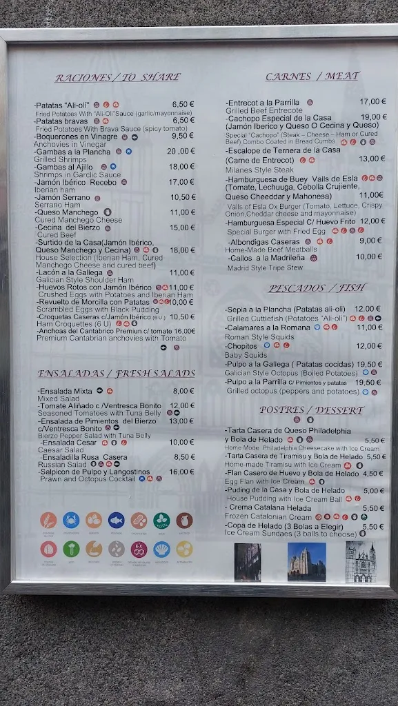 Menu_Bar Restaurant León_Barrios de Luna Los_immagine_2