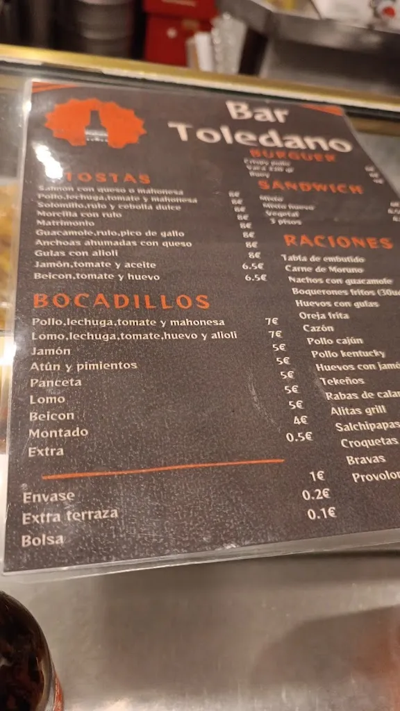 Menu_Bar toledano_Barrios de Luna Los_image_1
