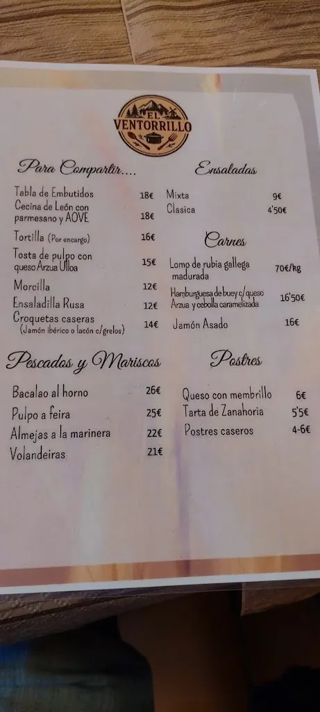 Menu_Bar el Ventorrillo_Barrios de Luna Los_image_1