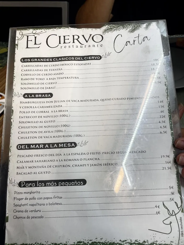 Menu_Restaurante el Ciervo_Vecindario_image_3