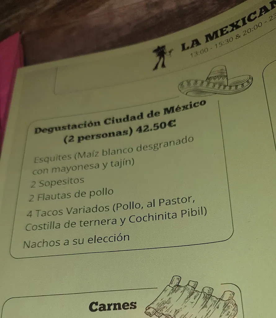 Menu_Restaurante La Mexicana_Vecindario_image_2