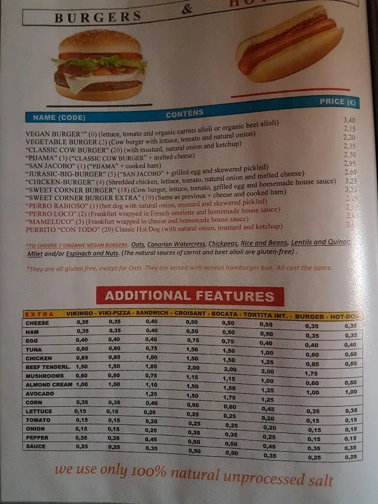 Menu_Sweet Corner Irish pub_Vecindario_image_2