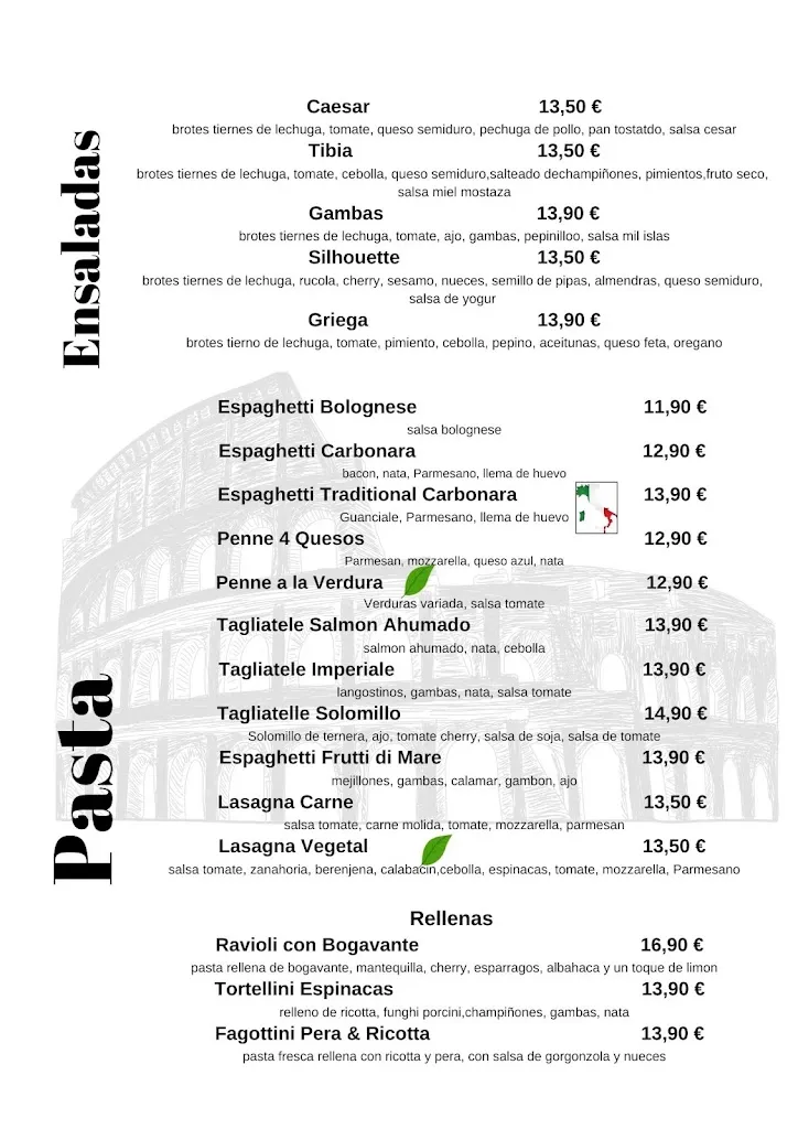 Menu_A Roma Il Mondo De La Pizza_Vecindario_image_2