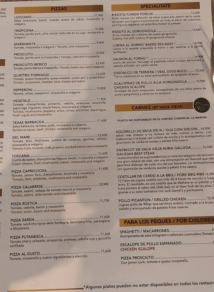 Menu_Lucciano La Trattoria - Centro Comercial_Finestrat_image_4