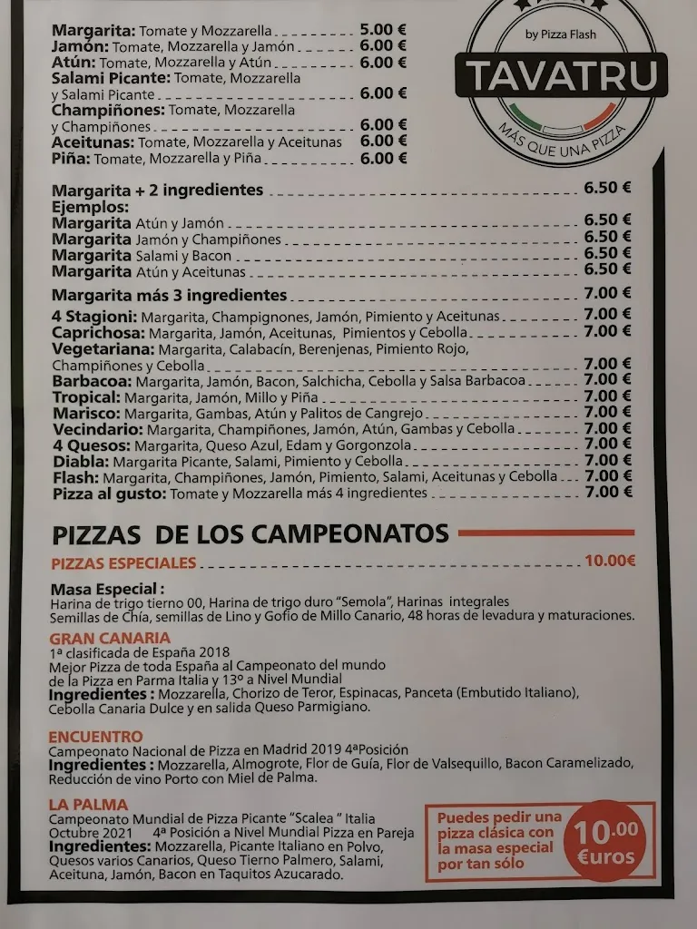 Menu_Pizza Flash Canarias_Vecindario_image_4