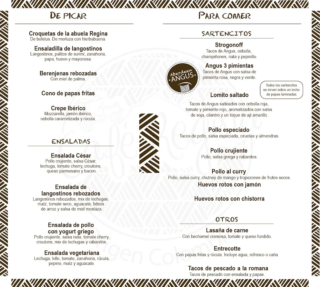 Menu_Cafe Bar Regina Vecindario_Vecindario_image_3