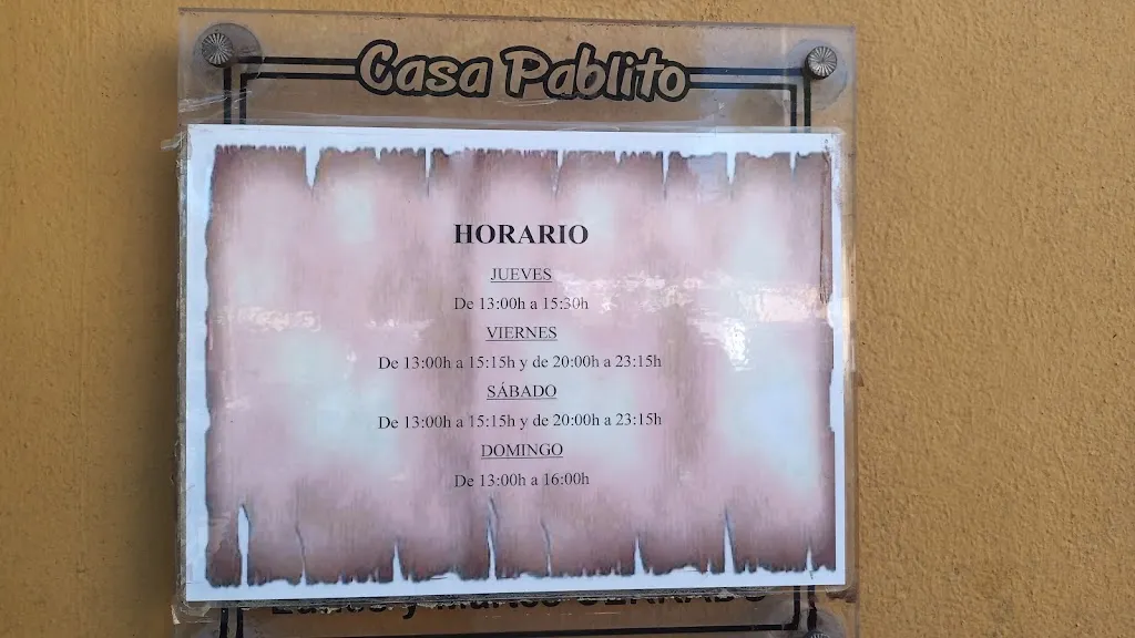 Menu_Casa Pablito_Vecindario_image_1
